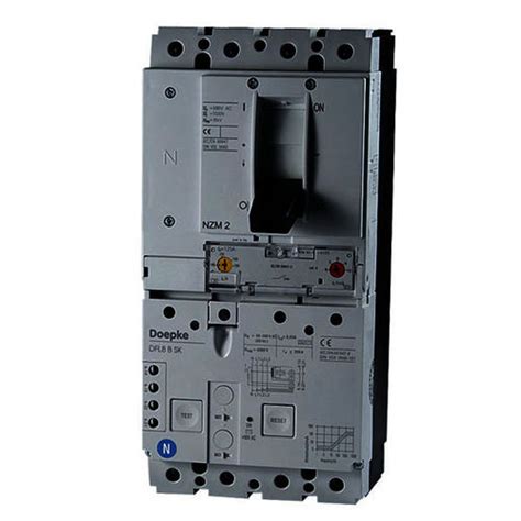 Thermal-magnetic circuit breaker - DFL 8 160-4/0,03-B SK - Doepke ...