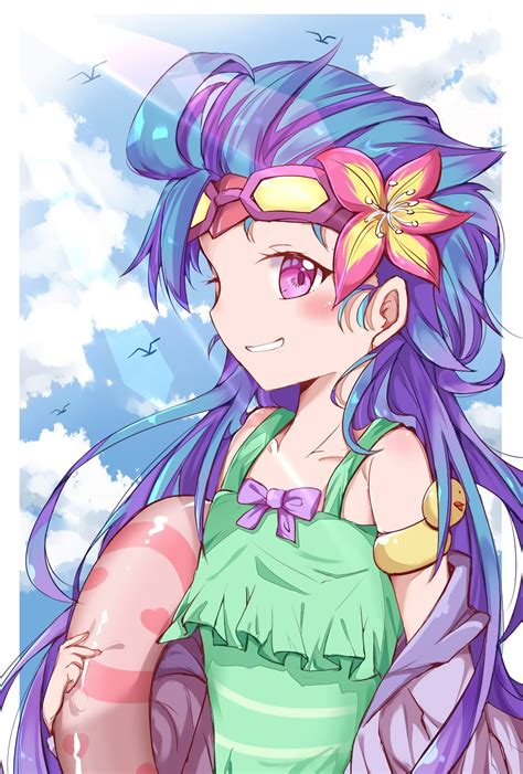 Pool Party Zoe | Wallpapers & Fan Arts | League Of Legends | LoL Stats