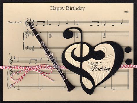 ┌iiiii┐ Happy Birthday Music (clarinet)… | Happy birthday music ...