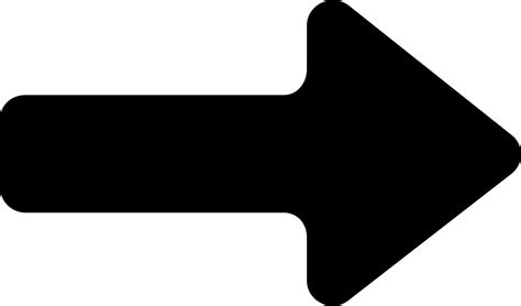 Straight Right Arrow Svg Png Icon Free Download (#72469 ...