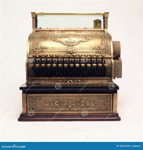 Antique Cash Register stock image. Image of money, cash - 16014199