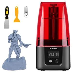 ELEGOO Mars 3 MSLA 3D Printer Machine UV Photocuring LCD Resin 3D ...