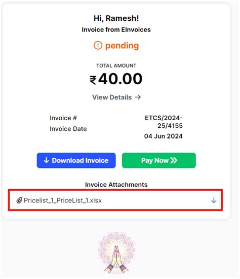 How to send the attached files with the invoice to the customers ...