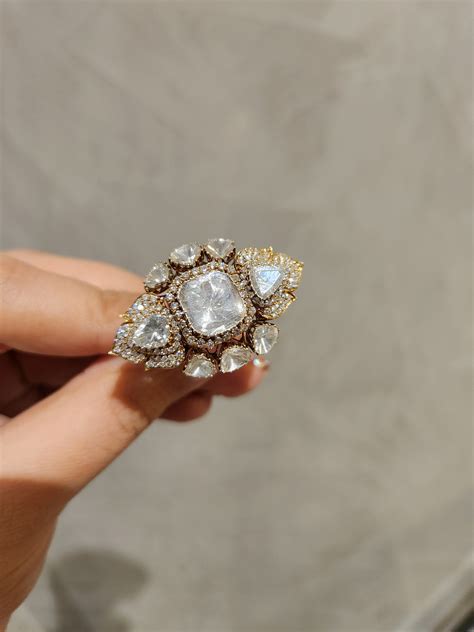 14kt Gold Polki 1.55ct Ring – Tariini