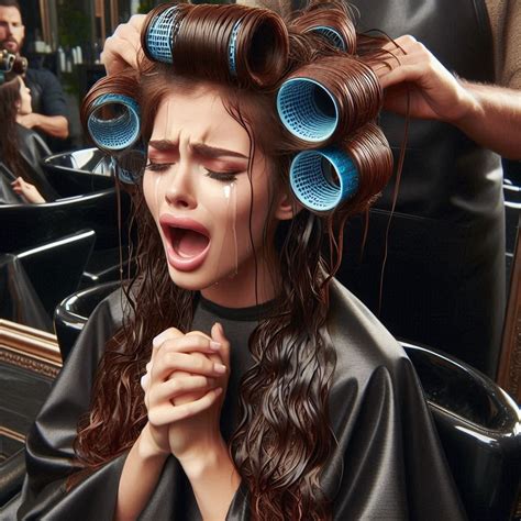 Pin by Kathy Avon on Rollers in 2024 | Big hair rollers, Medium length ...