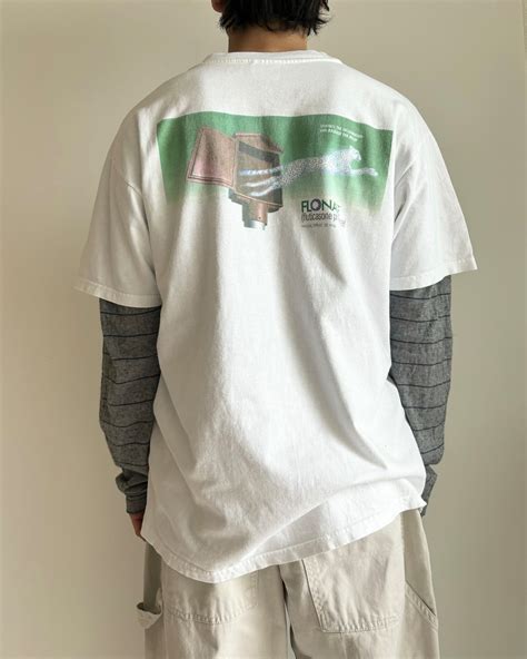 00s “Flonase” graphic 企業 tee | LIGHT