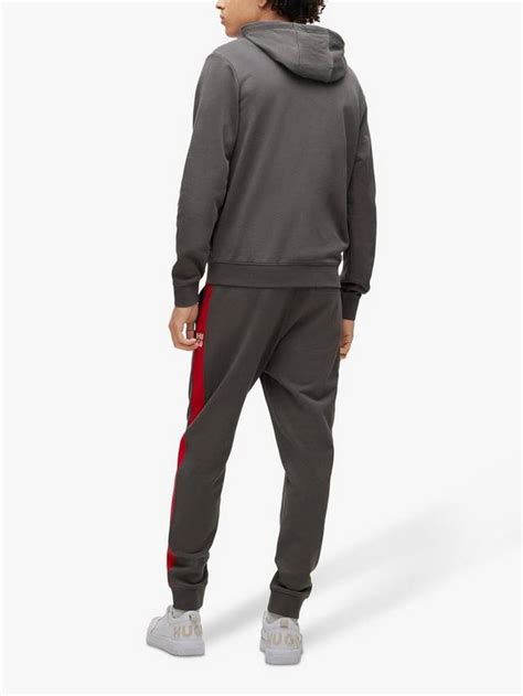 HUGO Striped Cotton Terry Tracksuit Top