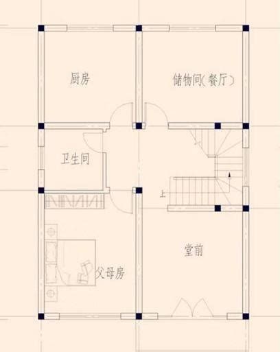 如何在一个大约5米宽、15米长的地方做一个农村自建房设计？ - 轩鼎房屋图纸