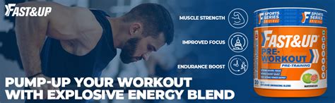 Fast&Up Pre-Workout Supplement Powder