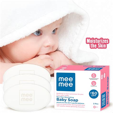 Mee Mee Nourishing Baby Soap 75 g - Cureka - Online Health Care ...