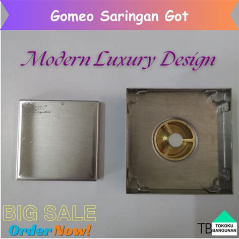Jual Gomeo Floor Drain Strainer 4 inch Saringan Got Kamar Mandi ...