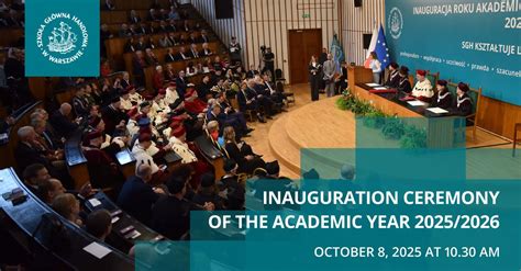 Inauguracja roku akademickiego 2025/2026 | ? Inauguration of the ...