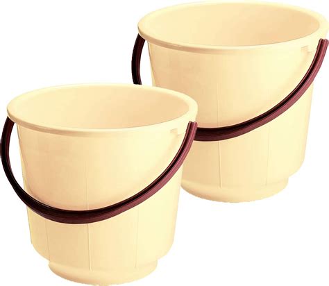 Kuber Industries Unbreakable Strong Plastic Bathroom Bucket 13 LTR ...