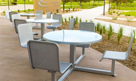 Public Metro Table & Chair - SketchUp Models