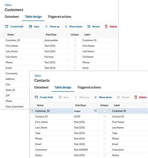 Computer Database Table 的图像结果