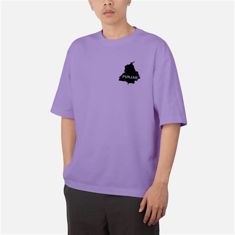 Buy Punjab Map Oversized T Shirt Online For Men India – Punjabi Adda