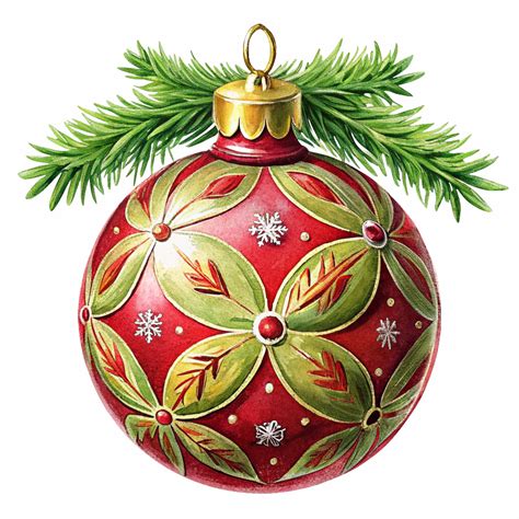 Christmas Ornament Clipart – Ball Vintage | Free Png