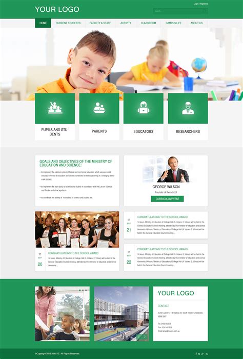 儿童教育类网站 模板|网页|企业官网|吴惜阡 - 原创作品 - 站酷 (ZCOOL)