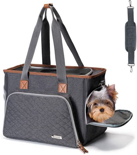 Amazon.com: BABEYER Small Dog Purse Carrier, Cat Carrier Purse for ...