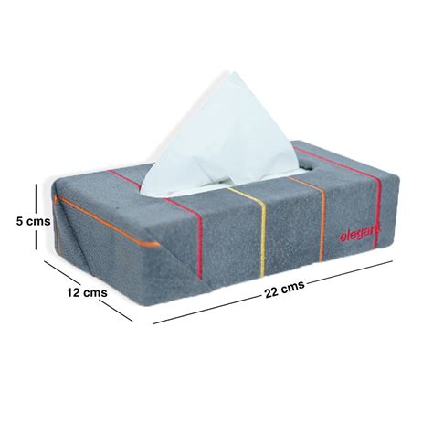 Fabric Tissue Box Grey Liner Design Online in India – Elegant Auto Retail