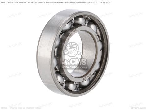 J625069020: BALL BEARING 6902 15X28X7 KTM - buy the J625069020 at CMSNL
