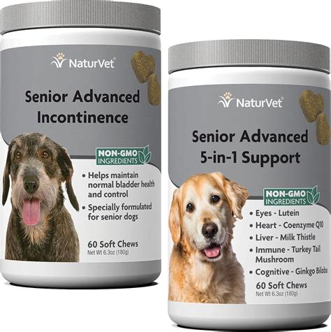 Amazon.com : NaturVet Senior Advanced Incontinence Dog Supplement ...