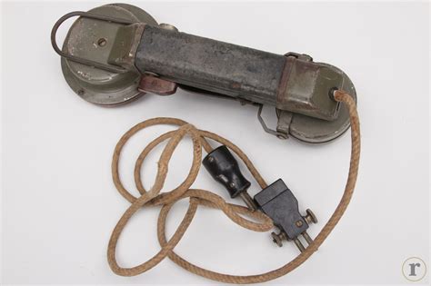 ratisbon's | WW1 German field telephone | DISCOVER GENUINE MILITARIA ...