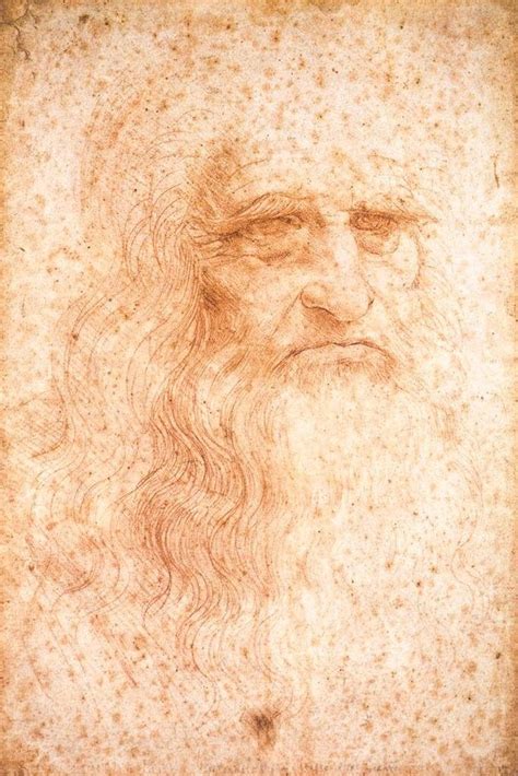 Buy Laminated Leonardo Da Vinci Presumed Self Portrait Red Chalk Fine ...