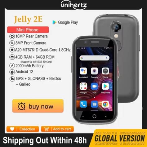 Unihertz Jelly 2E Mini Smartphone - Android 12, India | Ubuy