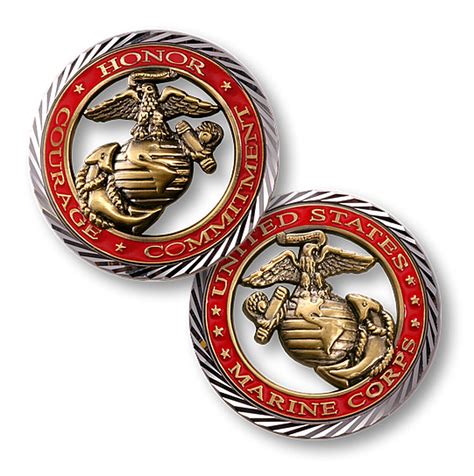 Marine Honor Courage Commitment Coin - Devil Dog Depot
