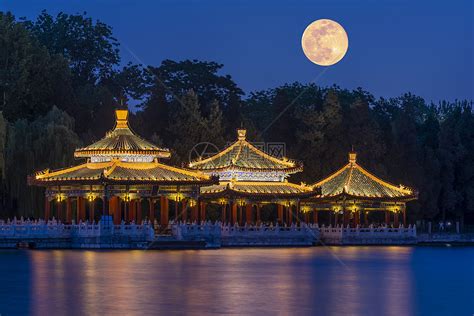 中秋节的北京高清图片下载-正版图片501395701-摄图网