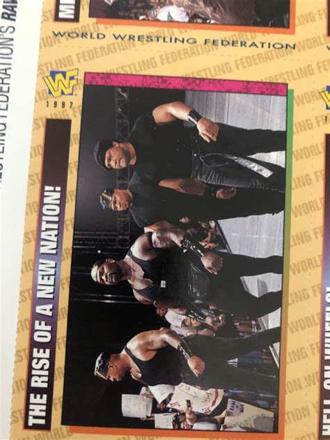 WWF WWE 1997 uncut wrestling trading cards sheet. India | Ubuy