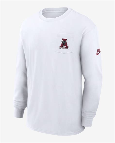 Alabama Crimson Tide Legacy Max90 Pocket Men's Nike College Long-Sleeve ...
