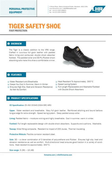 Tiger Safety Shoe - Tiger Safety Shoes Manufacturer from Coimbatore