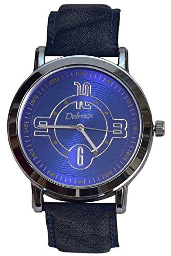 Delmex Blue Dial Analog Men's Watch (D1024) : Amazon.in: Fashion