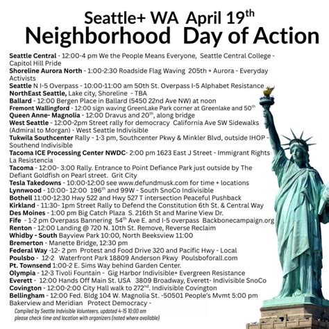 Do This: April 19th list of protests – Solarbird{y|z|yz}, Collected