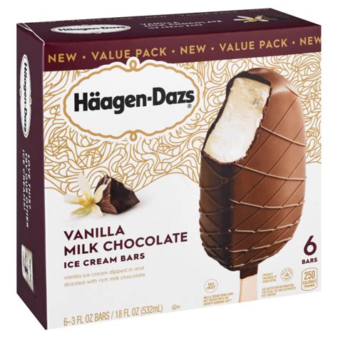 Haagen Dazs Ice Cream Bar Calories