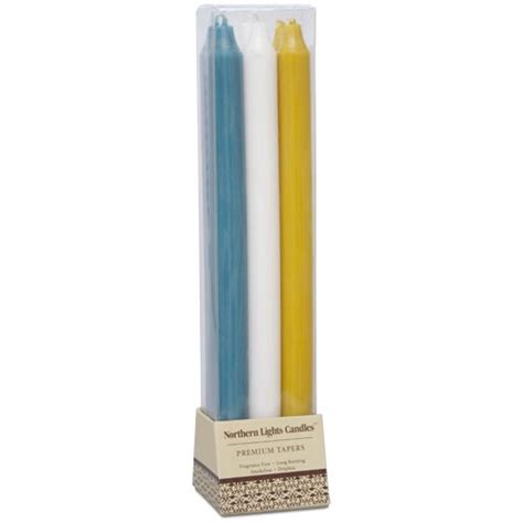 Buy Northern Lights Candles Premium Taper 6-Piece Stand Up Candles, 12 ...