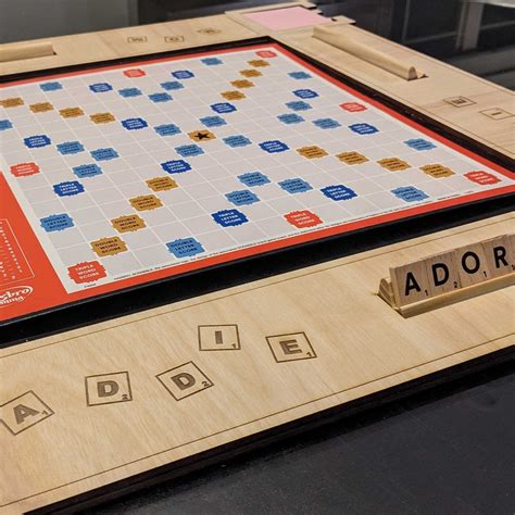 Personalized Scrabble Frame | Personalized Scrabble Organizer ...