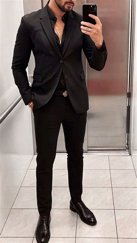 All-Black Suit Men 的图像结果