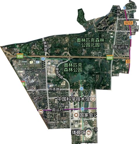 朝阳区高清卫星地图,Bigemap GIS Office