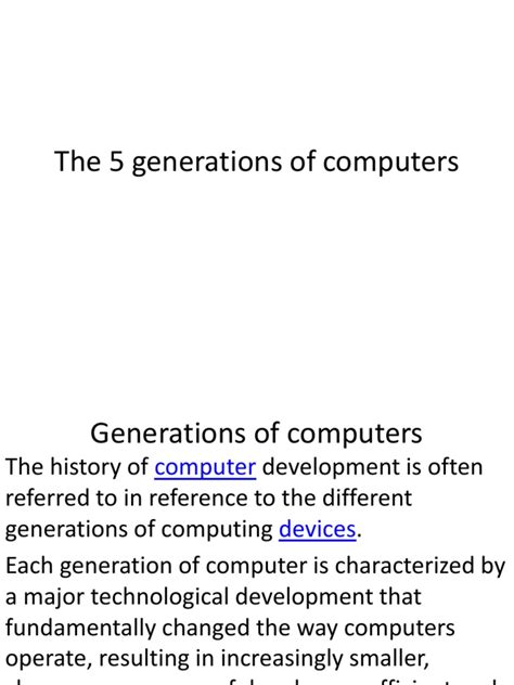 5 Generations of Computers 的图像结果