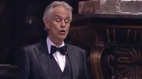 Andrea Bocelli Performs 'Music for Hope' from Milan Cathedral