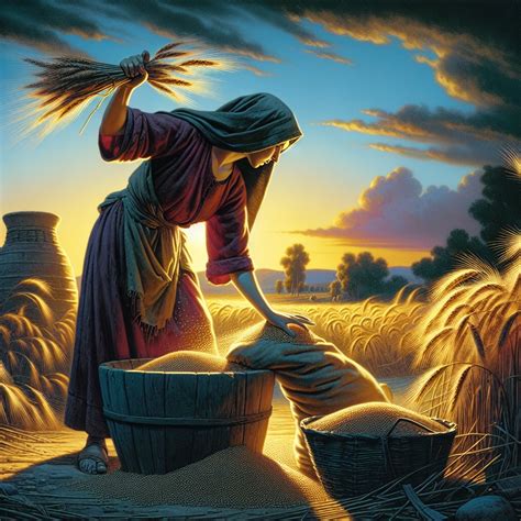 What does Ruth 2:17 mean? | Bible Art