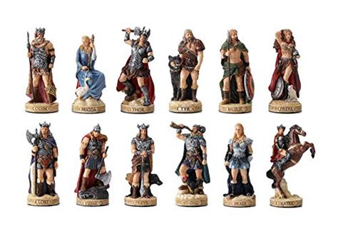 Buy 12 Piece Norse Gods Set Odin Frigga Thor Tyr Baldur Freya Loki ...