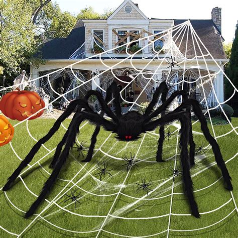 Big big spider halloween decoration ideas for your outdoor decorations