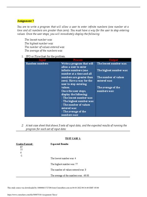 Image result for Assignment No. 7