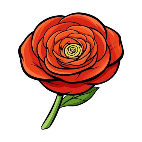 Download ranunculus flower vector art illustration this design concept ...