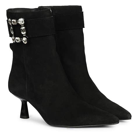 Women High Ankle Boots Online | Premium Leather & Suede Heeled Boots ...