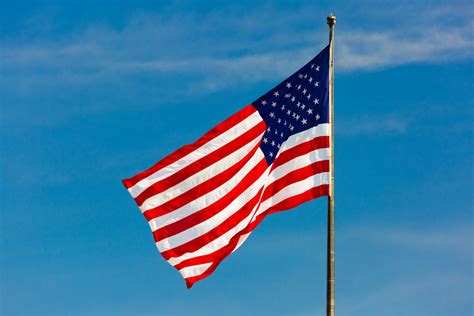 American Flag On The Pole Free Stock Photo - Public Domain Pictures